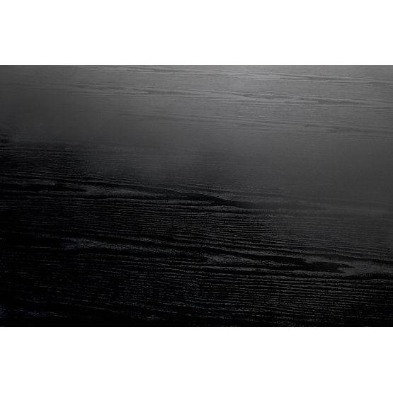 GINTER kulatý stůl, černý 