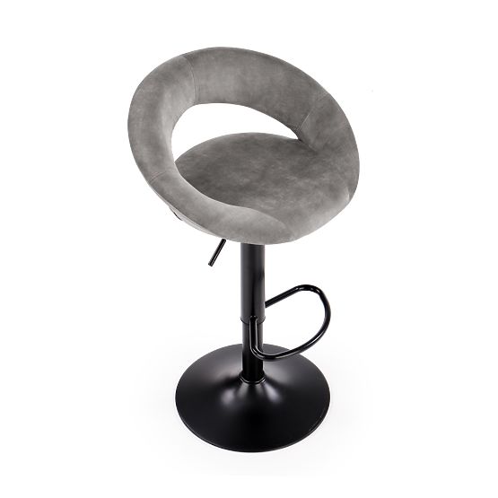 H102 šedá barová židle 