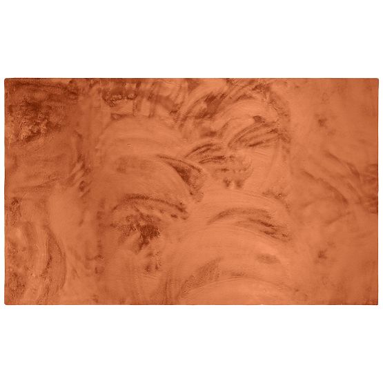 Hedvábný koberec Rabbit - Cihlový