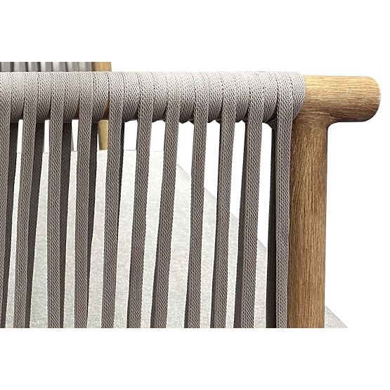 Hliníková zahradní pohovka BLANDO - velká 3místná, 186 cm