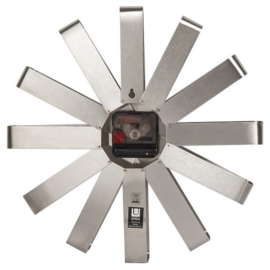 Hodiny RIBBON barva šedá umbra