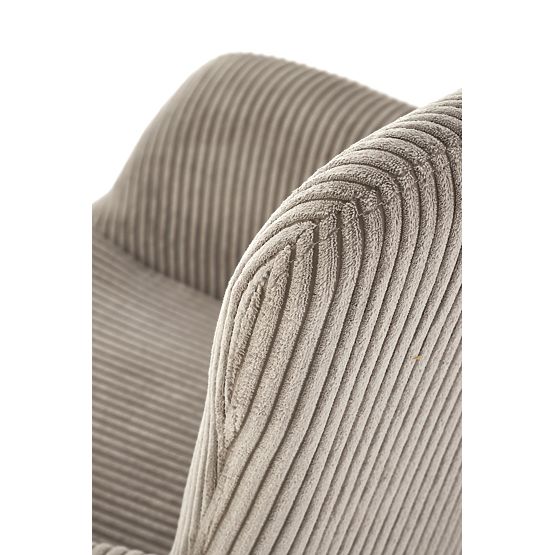 Houpací křeslo BELMIRO - šedý manšestr 