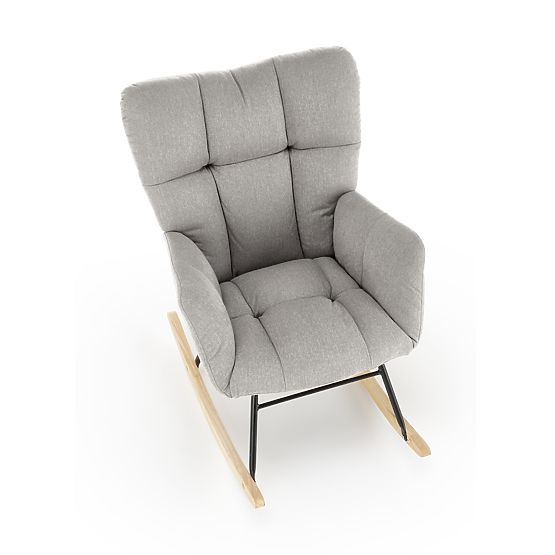 Houpací křeslo VASCO - šedé