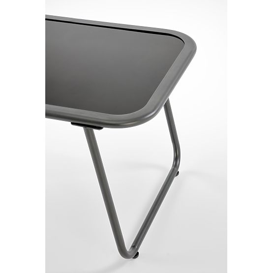 HUDSON, zahradní set (pohovka, 2x křeslo, stolek), šedá / hnědá (1p=1set)