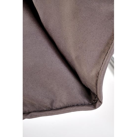 HUDSON, zahradní set (pohovka, 2x křeslo, stolek), šedá / hnědá (1p=1set)