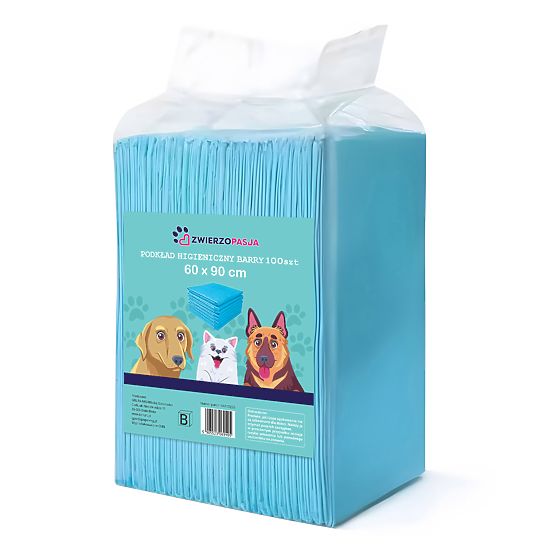 Hygienické podložky pro zvířata BARRY 60x90 100 ks