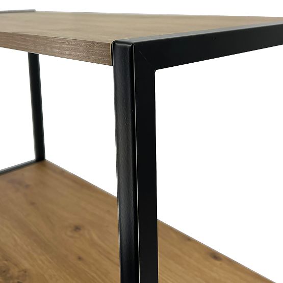 INDUSTRIÁLNÍ REGÁL 400 ČERNÝ/DUB ARTISAN