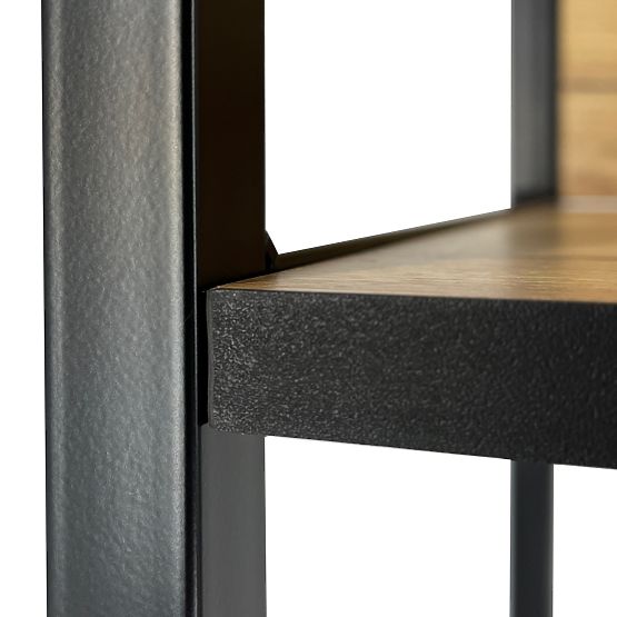 INDUSTRIÁLNÍ REGÁL 400 ČERNÝ/DUB ARTISAN