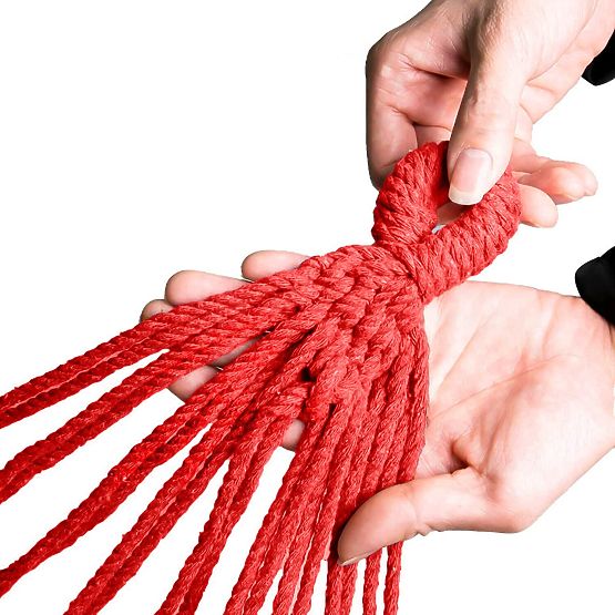 Jednomístná houpací síť s rozpěrkou 40cm 400257 Žlutá