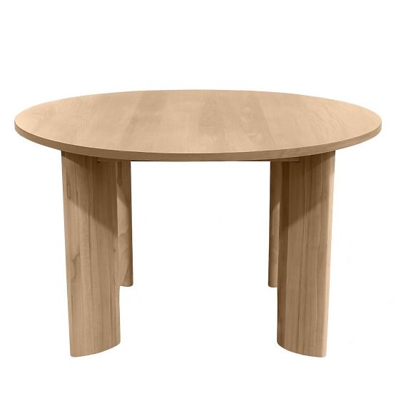 Jídelní stůl Bali 120 cm, kulatý, krémově bílý