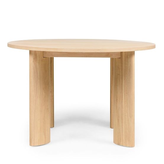 Jídelní stůl Bali 120 cm, kulatý, krémově bílý