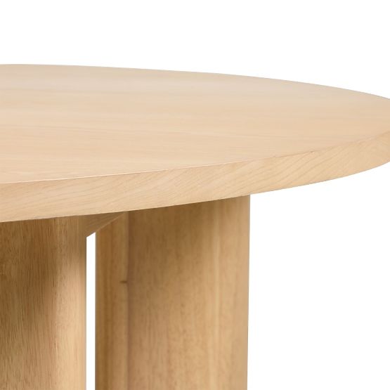 Jídelní stůl Bali 120 cm, kulatý, krémově bílý