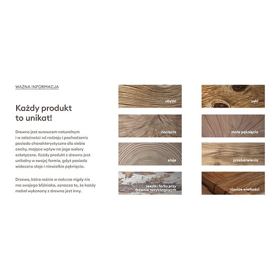 Jídelní stůl Calvari 120 cm, kulatý, mango dřevo, oblé tvary