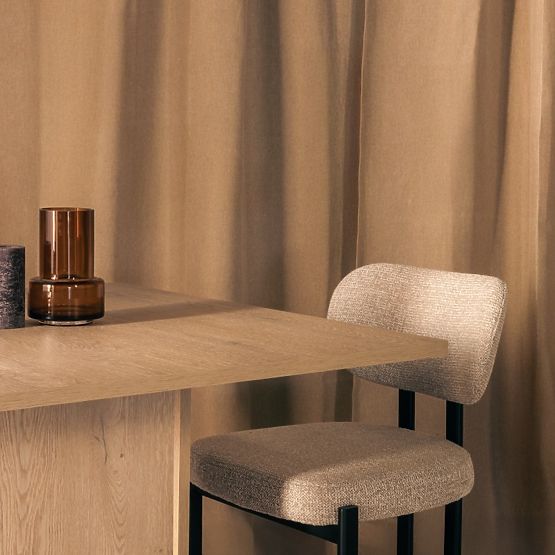 Jídelní stůl Gasper 100 cm, čtvercový, Dub Cremona Torro