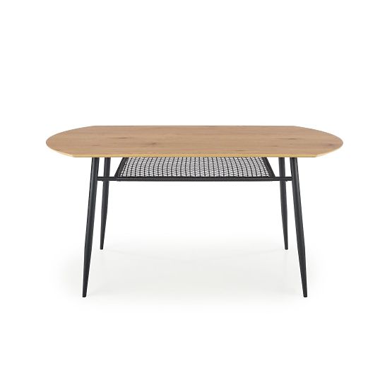 Jídelní stůl JACKSON - zlatý dub/černý