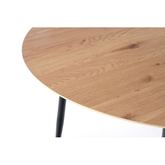 Jídelní stůl JACKSON - zlatý dub/černý