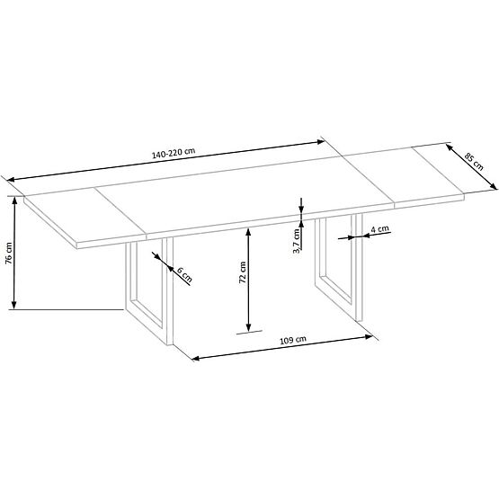 Jídelní stůl RADUS 140