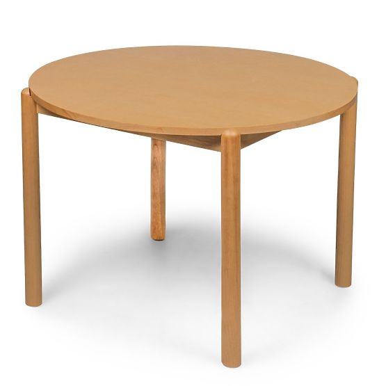 Jídelní stůl Yoko 110,5 cm, kulatý, přírodní
