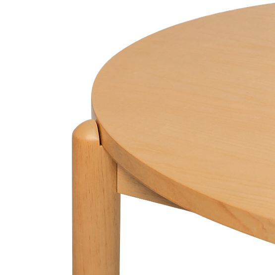 Jídelní stůl Yoko 110,5 cm, kulatý, přírodní
