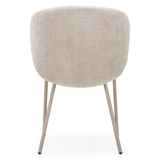 Jídelní židle Adrano, světle béžová/béžové nohy