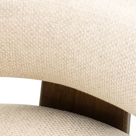 Jídelní židle Bruna, béžová, dub mocha