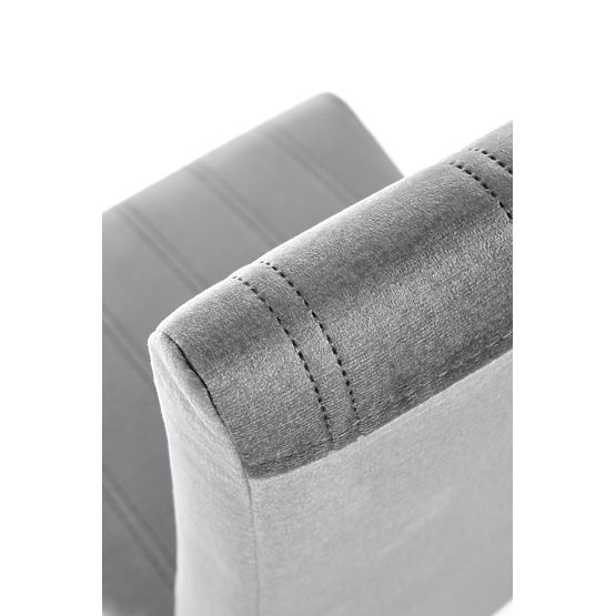 Jídelní židle DIEGO 3 - světle šedá/přírodní