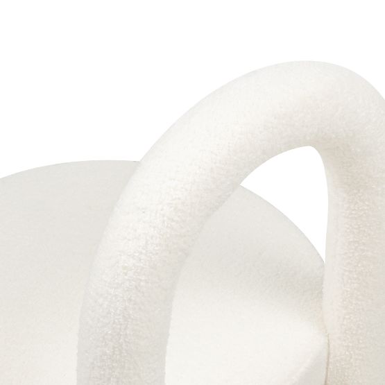 Jídelní židle Ivo, ecru, boucle