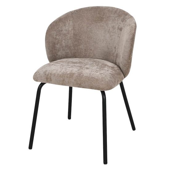 Jídelní židle Larisa, hnědá/černé nohy