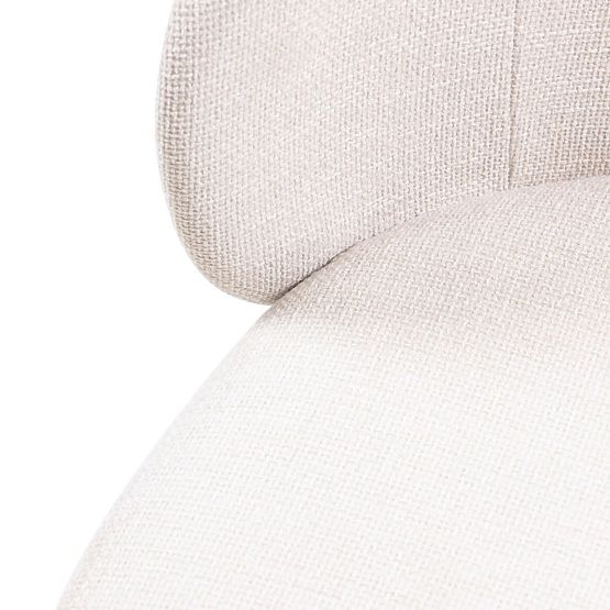 Jídelní židle Larisa, světle béžová/černé nohy