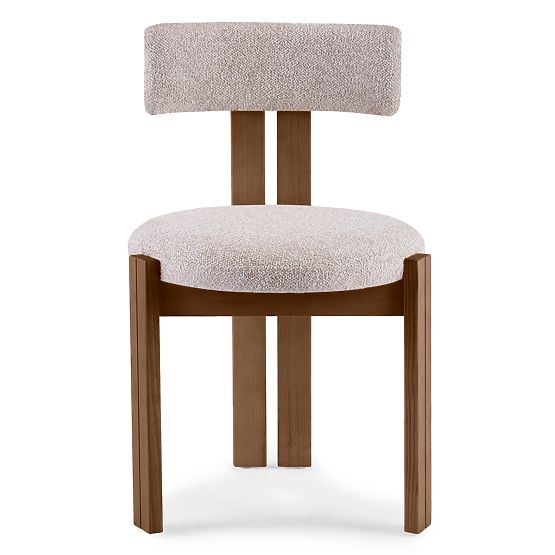 Jídelní židle Matteo, béžovo-krémová/hnědá