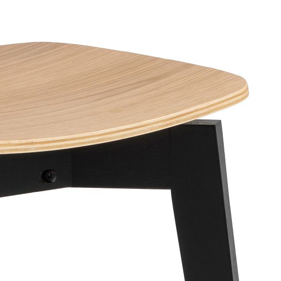 Jídelní židle Roxby černá/dub