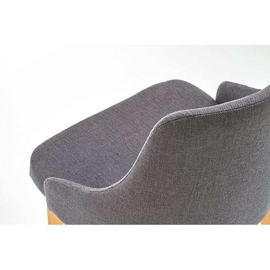 Jídelní židle TOLEDO - medový dub/tmavě šedá