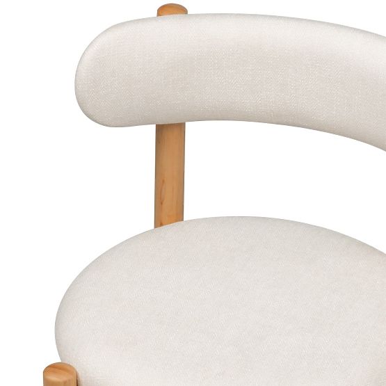 Jídelní židle Yoko, krémová/přírodní