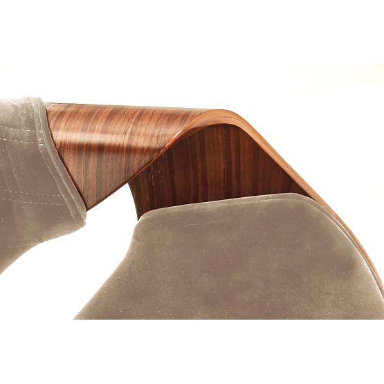 K396 židle ořechová / béžová (1p=1ks)