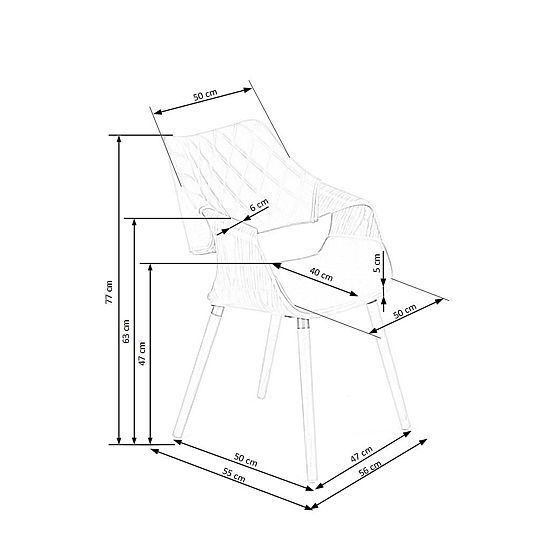K396 židle ořechová / béžová (1p=1ks)