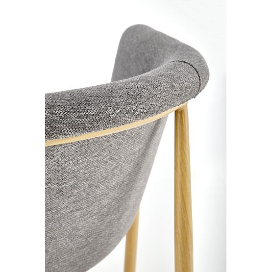 K489 židle šedá (1p=2ks)