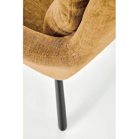 K495 hořčičná židle 