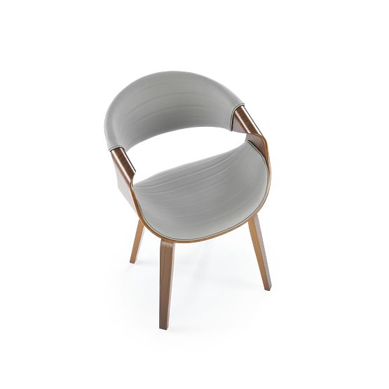 K544 židle šedá / ořechová (1p=1ks)