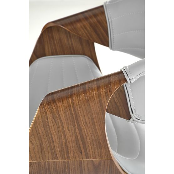 K544 židle šedá / ořechová (1p=1ks)