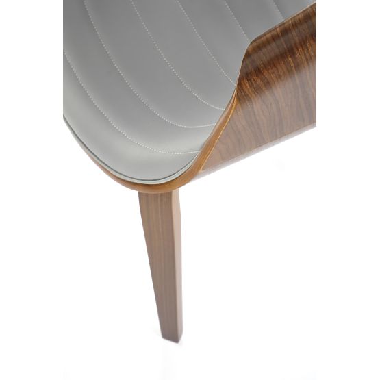 K544 židle šedá / ořechová (1p=1ks)