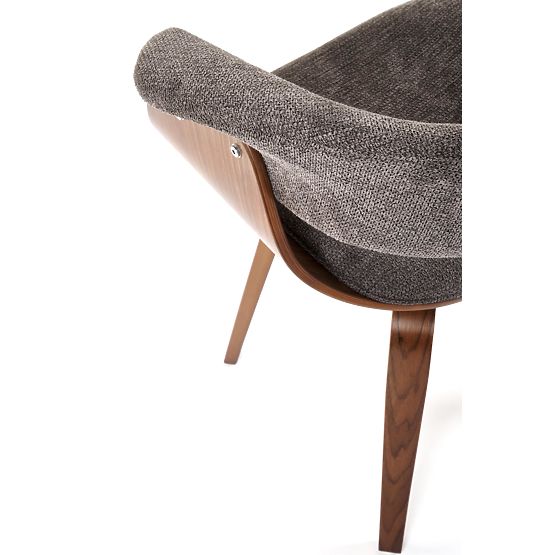 K545 židle šedá / ořechová (1p=1ks)