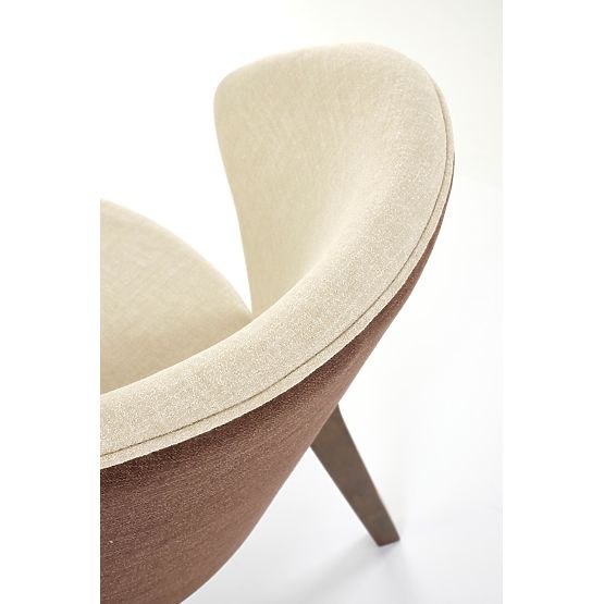 K583 židle, ořechová / hnědá / béžová 