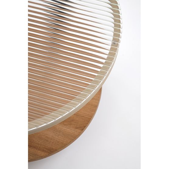 KAMALA konferenční stolek, přírodní / černý (1p=1ks)