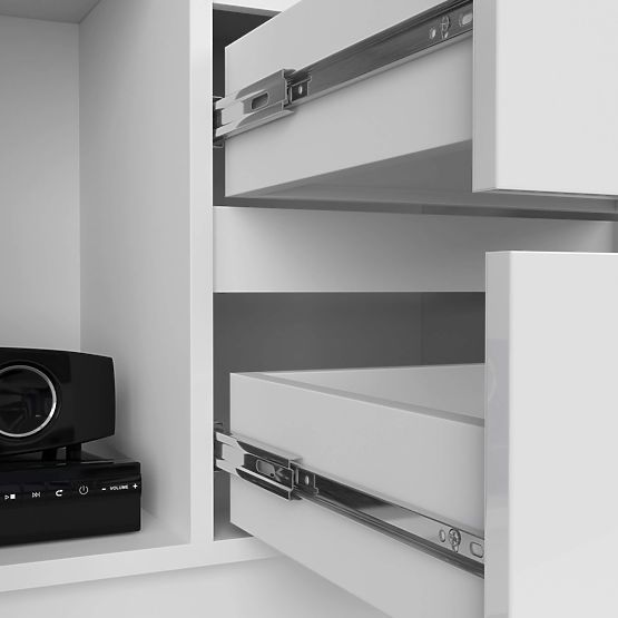 Kancelářský regál R 80 cm CLP R11 PK BÍLÝ / BÍLÝ LESK