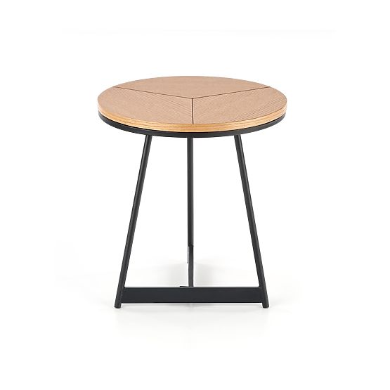 KARIDA-S konferenční stolek dub přírodní/černý (1p=1ks)