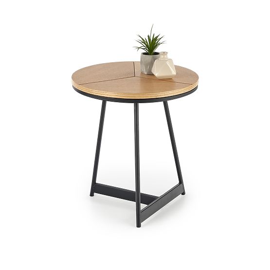 KARIDA-S konferenční stolek dub přírodní/černý (1p=1ks)