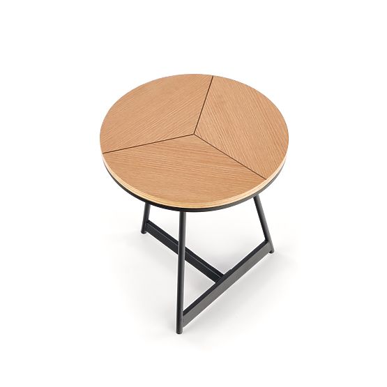 KARIDA-S konferenční stolek dub přírodní/černý (1p=1ks)