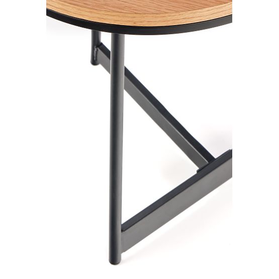 KARIDA-S konferenční stolek dub přírodní/černý (1p=1ks)