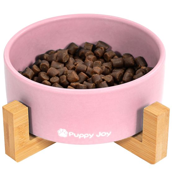 Keramická miska pro psa nebo kočku růžová PJ-032