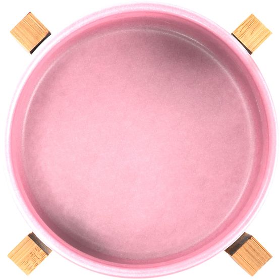 Keramická miska pro psa nebo kočku růžová PJ-032